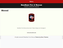 Tablet Screenshot of needhamfirerescue.com